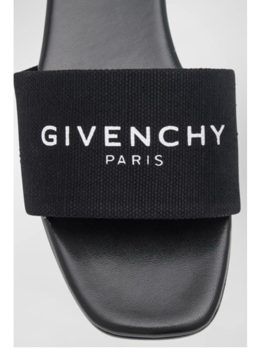 Givenchy 4G Logo Flat Slide Sandals Black White Size 10 - Picture 3 of 5